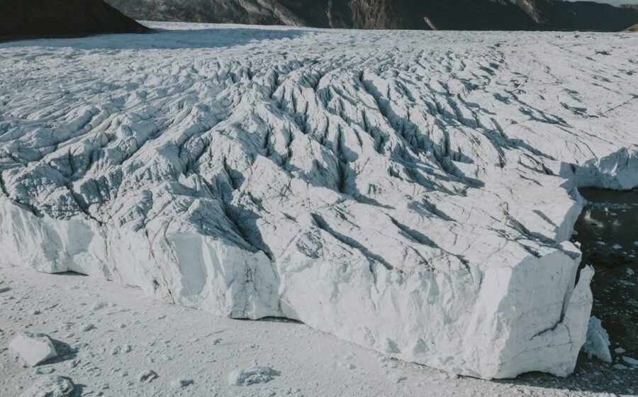 Iceberg landscape, used illustratively; not a photograph of the contraception campaign or its survivors.