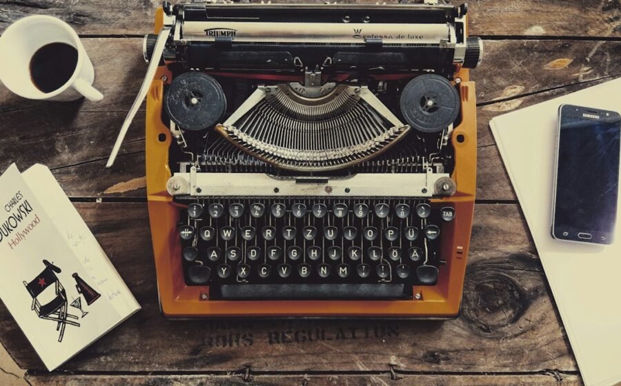 Vintage typewriter illustrating editorial commentary about archived evidence